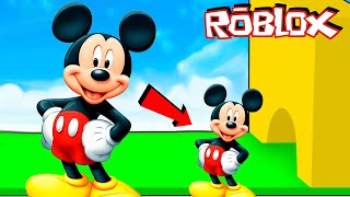 Mickey Mouse Clubhouse Characters PLAY Easy Grow Obby in Roblox [upl. by Nneb]