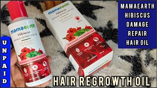 Mamaearth Hibiscus Damage Repair Hair Oil  फायदे और नुकसान  New Launch 2024  Shruti Mishra [upl. by Arleen]