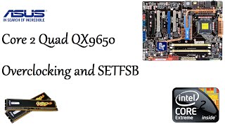 Intel Core 2 Quad QX9650 Extreme Overclocked to 42ghz on air and SETFSB [upl. by Dian]