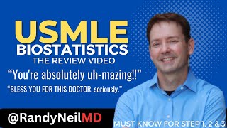 USMLE STEP 1 2CK BIOSTATS quotQUICK REVIEWquot [upl. by Enellek]