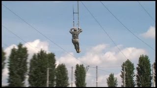 Airborne Brigade Jump Training  Parachute Landing Fall PLF [upl. by Staw623]