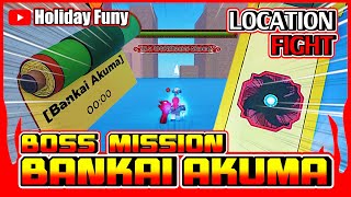 ✅LOCATIONFIGHT ตีจนดรอป BANKAI AKUMA BOSS MISSION  Shindo Life  Roblox [upl. by Rahr]