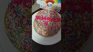 sprinkle cake cake trending cakedecorating cakedesign shorts short song love kidslearning [upl. by Sylvester]