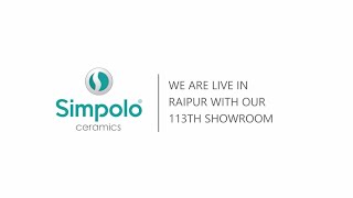 The launch of Simpolos 113th Showroom at Raipur [upl. by Eceeryt684]