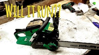 Gardenline Chainsaw Troubleshooting [upl. by Enedan]