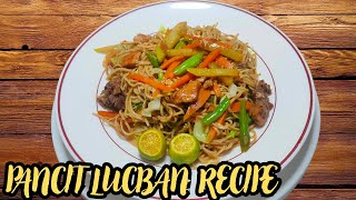 PANCIT LUCBAN quotHABHABquot RECIPE [upl. by Lahcym605]