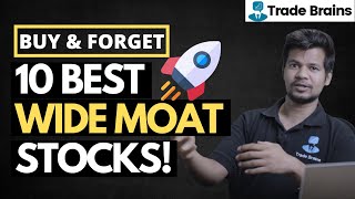 The 10 Best Wide Moat Stocks in India  Top Moat Shares 2021  Stocks to Watch [upl. by Esinyt]