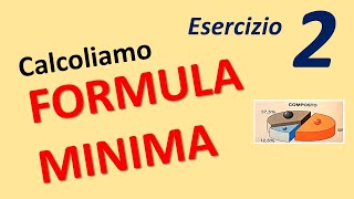 Calcolo della FORMULA MINIMA di un composto 2 [upl. by Winter]