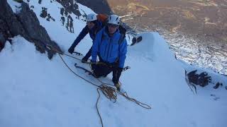 Crowberry Gully Curved Ridge Crowberry Tower 23rd Feb 2018 [upl. by Tiga]