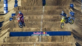 Ryan Dungey VS James Stewart Semifinals  Red Bull Straight Rhythm 2015 [upl. by Quar]