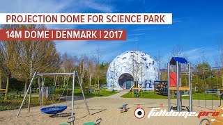 Science Dome at the Universe Denmark  Fulldomepro [upl. by Anasus]