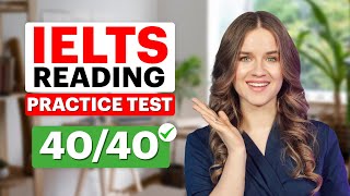 IELTS Reading Practice Test with Answers Question Types  Strategies  Get 4040 on IELTS READING [upl. by Feltie120]