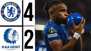 chelsea vs kaa gent highlights  chelsea vs Gent 41  All Goals amp Extended Highlights 2024 [upl. by Leynwad]