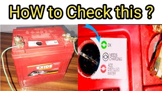 EXIDE LeadAcid battery water refilling ML38B20L EXIDE battery review [upl. by Lancelle]