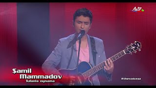 Shamil Mammadov  Tufanla Oynama  Blind Audition  The Voice of Azerbaijan 2015 [upl. by Austin]