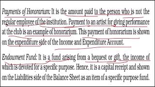 NCERT  payments of honorarium and endowment fund  class 12 accounts theory [upl. by Haseefan331]