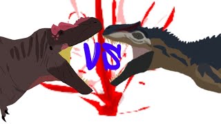 TRex VS Allosaurus dc2 [upl. by Suivart]