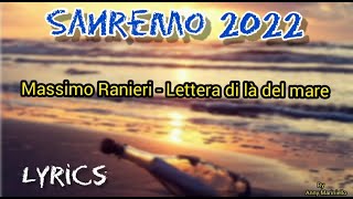 Massimo Ranieri  Lettera al di là del mare Sanremo 2022 lyrics [upl. by Summers778]