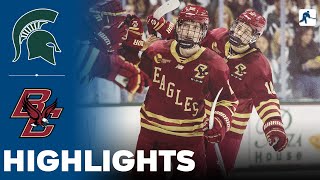 Michigan State vs Boston College  NCAA College Hockey  Highlights  October 11 2024 [upl. by Paige]