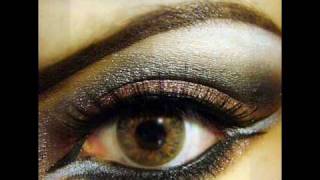 Dramatic Pink amp Black Arabian eye makeup tutorial [upl. by Aihsenad806]