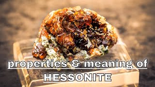 Hessonite Meaning Benefits and Spiritual Properties [upl. by Ahsiea]