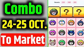 🍅Tomarket Airdrop Combo 24 October  Tomarket Daily Combo Today  Tomarket SnapShot 24 October 💸 [upl. by Ocirema]