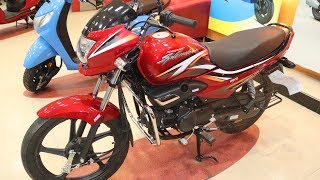 Hero Super Splendor with Horizontal Engine Red Colour Complete Review Hindi  IBS amp i3s Update [upl. by Gnni]