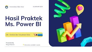 Part 1 Analisis dan Visualisasi Data  Microsoft Power BI  Tugas Pembelajaran 11 [upl. by Andrien118]