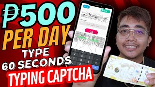 MOST LEGIT APP 2024 WITHDRAW PER DAY ₱500 FREE GCASH TYPING CAPTCHA WORD  TYPING JOB ONLINE [upl. by Arrahs723]