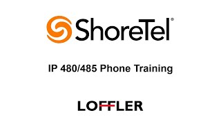 ShoreTel IP 480485 Phone Training [upl. by Aytida544]