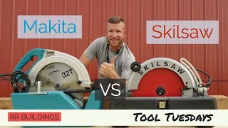 The Biggest Circular Saw Review The Makita VS Skilsaw Beam Saws [upl. by Anitnemelc]