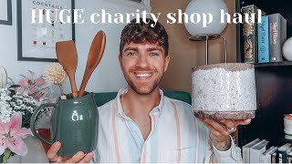 LONDON CHARITY SHOP HAUL UK  ANTHROPOLOGY amp PRIMARK HOME HOMEWARE [upl. by Fadil]