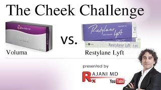 The Cheek ChallengeDr Rajani Lyft Vs Voluma [upl. by Aimahc886]