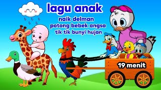 lagu anak  naik delman  potong bebek angsa  tik tik bunyi hujan bontotkidschannel [upl. by Estrella]