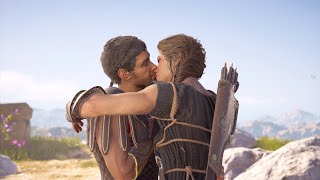 Assassins Creed Odyssey  Thaletas Romance All Choices PS4 Pro [upl. by Aikan]