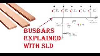 Electrical Busbar explained with SLD Single Line Diagram [upl. by Ttam959]