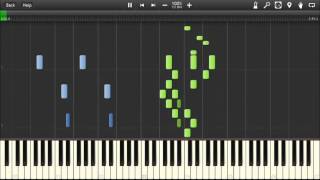 UNDERTALE  Spear of Justice  Piano tutorial Synthesia [upl. by Hayalat]