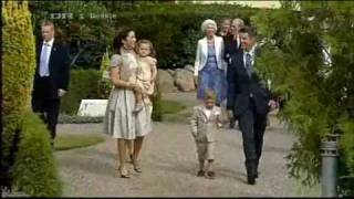 Crown Princely Family at Prince Henriks Christening 2009 [upl. by Felita87]