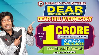 LOTTERY SAMBAD LIVE DEAR 6 PM 06122023 NAGALAND LOTTERY LIVE DEAR LOTTERY LIVE LOTTERY SAMBAD [upl. by Erusaert428]