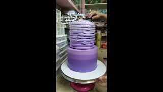 CAKE STACKING 2 TIER DEBUT CAKE ALL EDIBLE [upl. by Krutz]