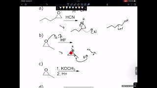 Organic Chemistry 1 Epoxide reactions practice problems [upl. by Pennie609]