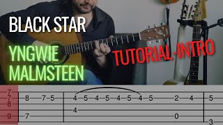 BLACK STARYNGWIE J MALMSTEEN tutorial intro guitarra acustica [upl. by Gaspard]