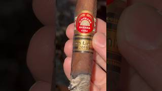 A cigar with “beauty marks” 😍 cigar cigars habanos cuban cubans luxury [upl. by Ibib]