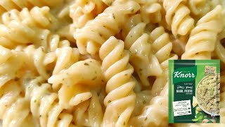 KNORR BASIL PASTA RECIPE  BASIL PESTO PASTA QUICK RECIPE [upl. by Aitnyc]