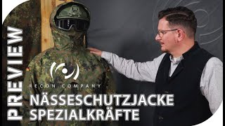 Preview Nässeschutzjacke Spezialkräfte in Flecktarn by Recon [upl. by Stoeber]