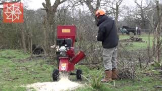 Chipper Shredder Garden Mulcher 15Hp from Titan Pro [upl. by Franny454]