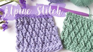 Alpine Crochet Stitch [upl. by Kalasky]