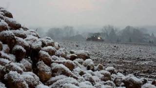 quotWinterweizenquot säen  Fendt Favorit 512c im Schnee [upl. by Noll]