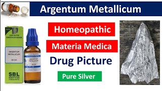 Argentum Metallicum Homeopathic medicine  Drug Picture  Materia Medica bhms materiamedica [upl. by Neitsirhc]