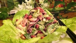 Gemischter Blattsalat mit Senfdressing  Rohe Hauptspeise [upl. by Ching]